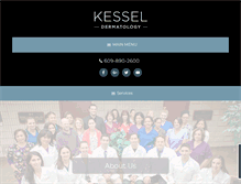 Tablet Screenshot of kesseldermatology.com